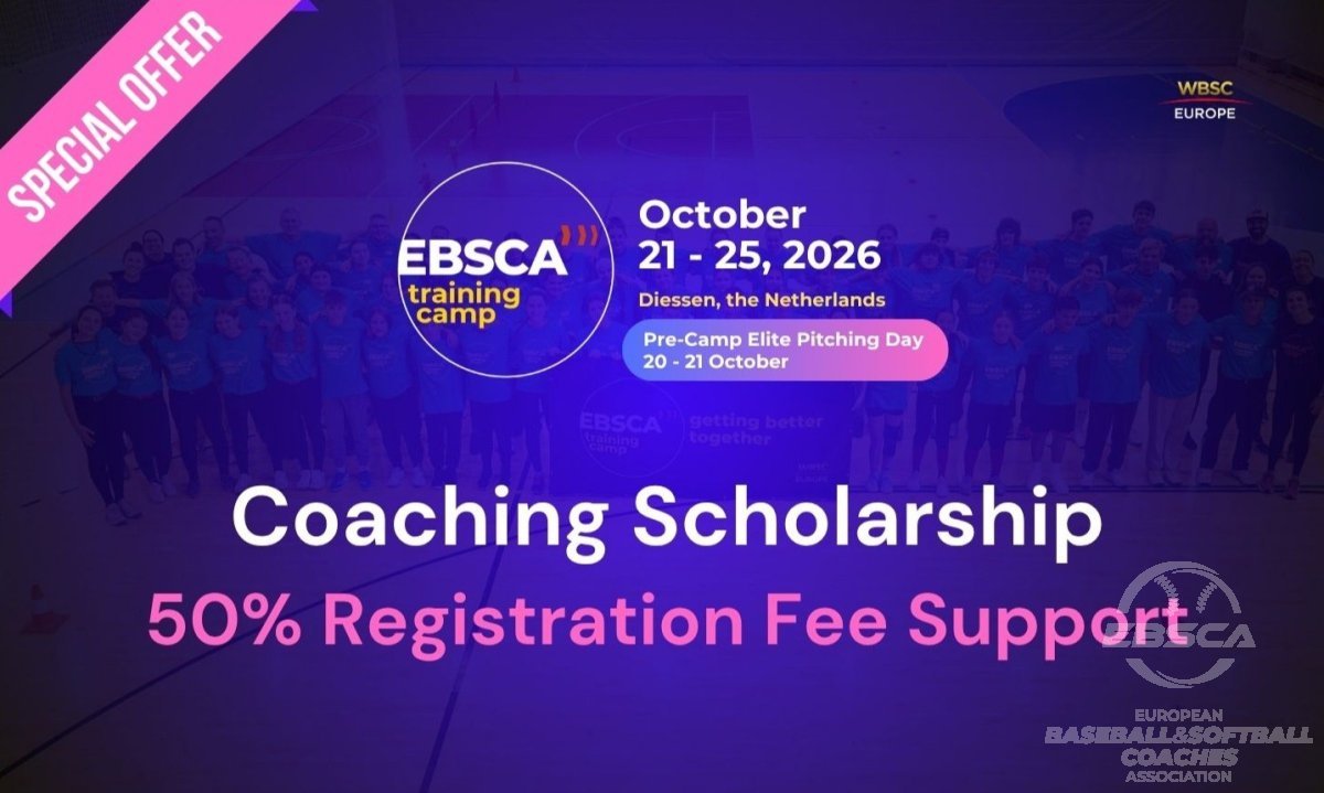 WBSC Europe Launches Coach Development Scholarship for EBSCA Training Camp 2026